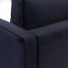 Fauteuil Correa Close up foto in blauw linker achterhoek