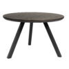 Eettafel Zwart Rond met MDF blad betalen per maand