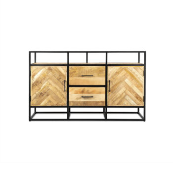 Dressoir Aria - 150 cm, Bruin Leasiq