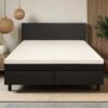 Boxspring Mike - 140 cm, Antraciet Leasiq